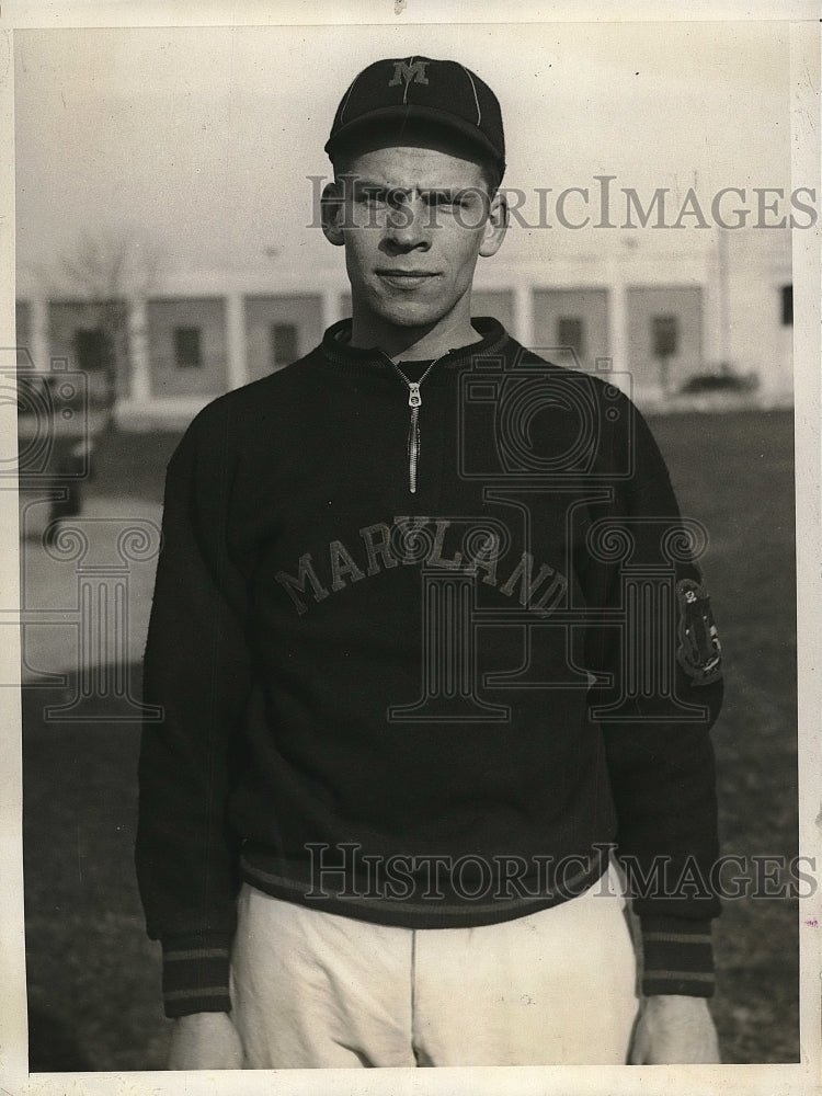 1930 Fred Hetzer, Captain, University of Maryland - Historic Images