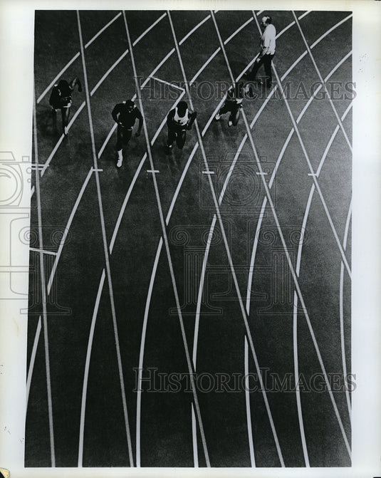 Press Photo Track Meet-Historic Images