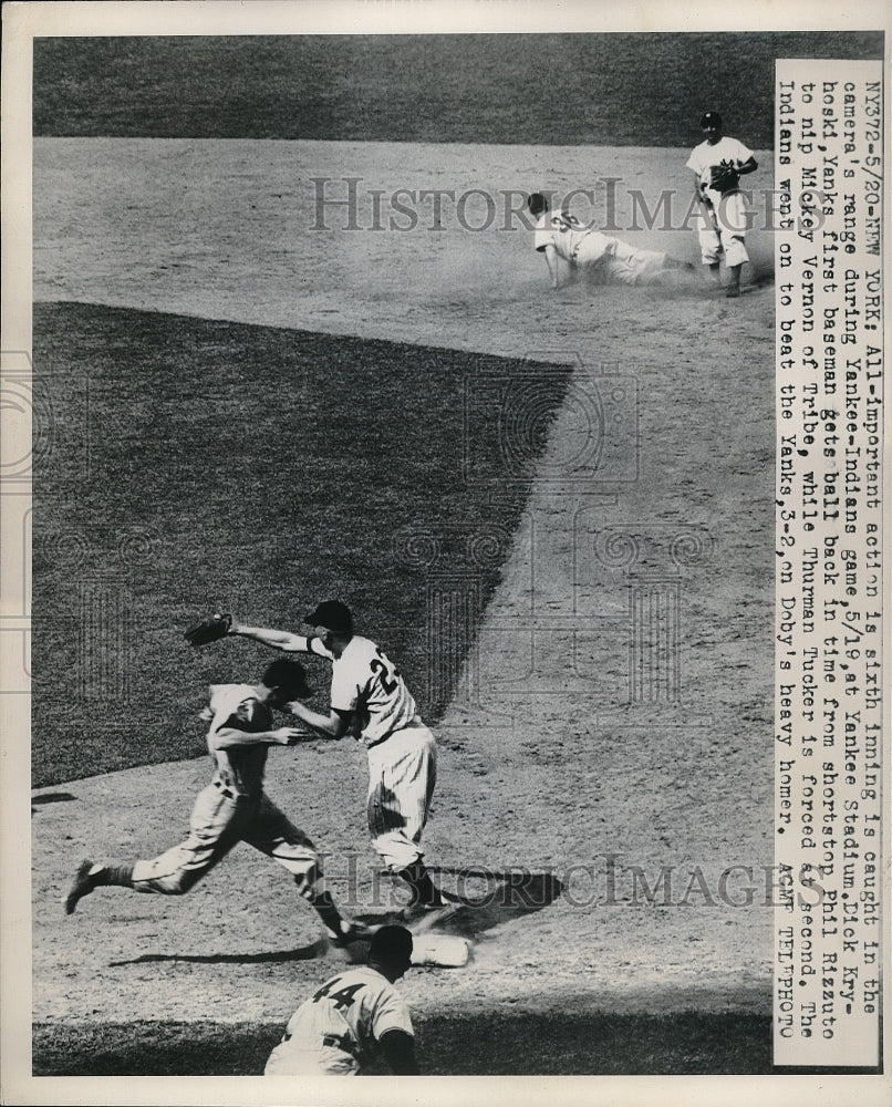 1949 Press Photo New York Yankees Sick Kryhoski - Historic Images