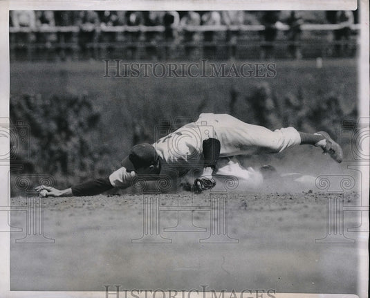 1950 Press Photo Chicago Cubs Shortstop Roy Smalley - Historic Images
