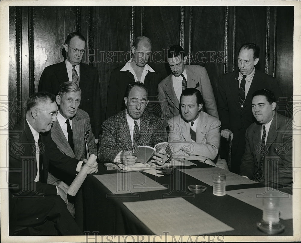 1943 Amer Assn Baseball, D Bush,G Trautman,Gilliland,Hamey,Seeger - Historic Images