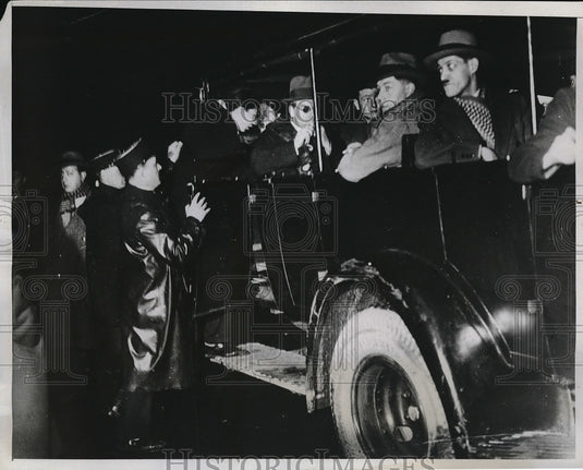 1934 Press Photo Royalists Riot in Paris France 100's Arrested-Historic Images