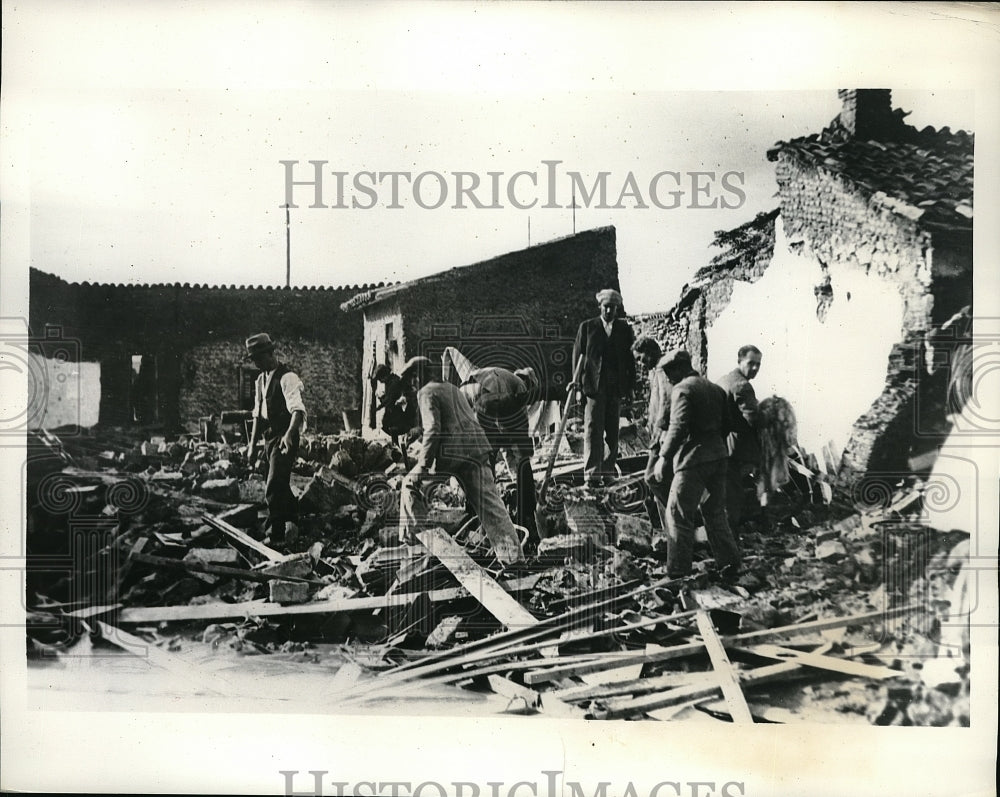 1934 Press Photo Athens Greece Devastated by Flooding - Historic Images