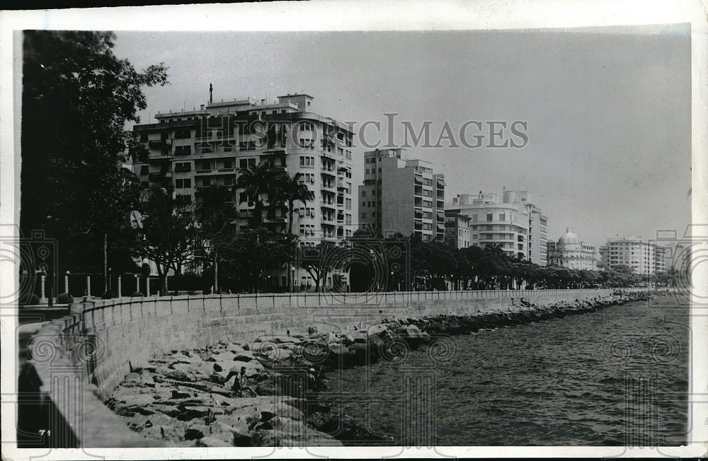 1941 Press Photo The Flamenco, Apartment Buildings, Rio De Janeiro-Historic Images