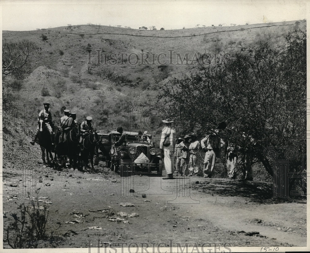 1930 Spanish Road South of Barrancas, Mexican Calvary-Historic Images