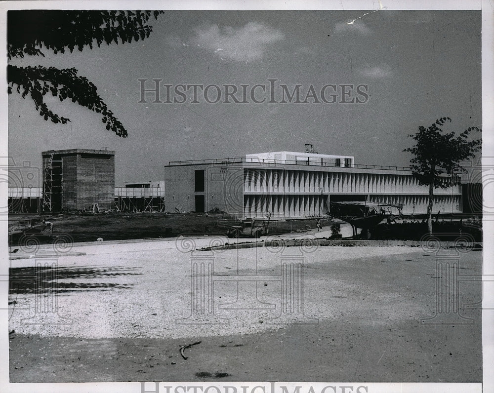 1957 Press Photo Weizman Institute Of Sciences At Rehovot, Israel - Historic Images