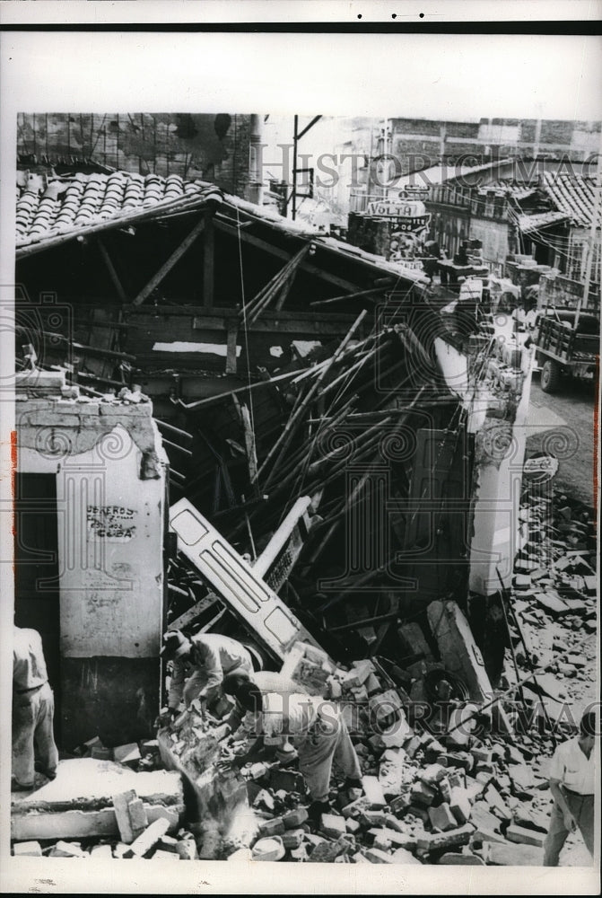 1961 Earthquake Damage in Pereira, Columbia - Historic Images