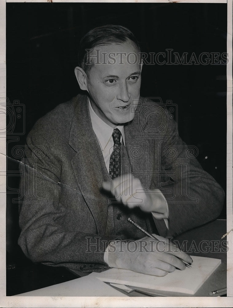 1939 Press Photo Secretary of Commerce Harry Hopkins - Historic Images