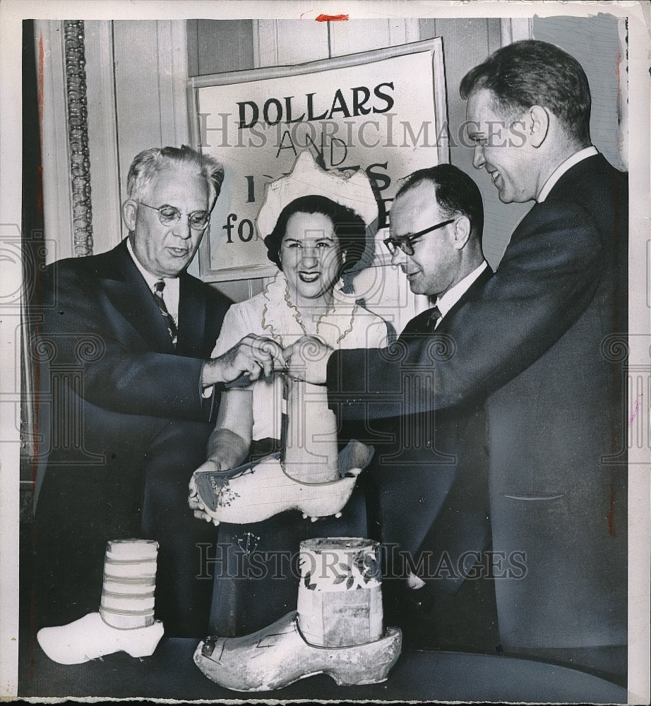 1953 Campaign To Raise Funds For Flooding Victims in Holland - Historic Images