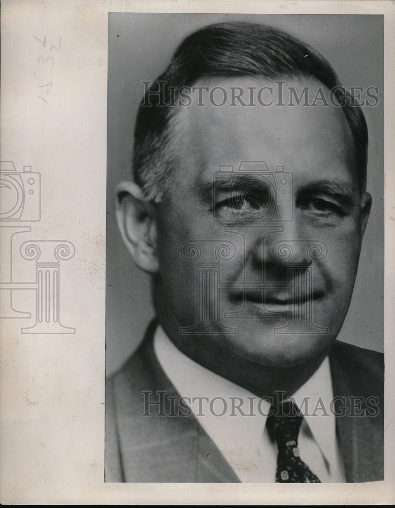 1951 Press Photo Governor Frank Carlson of Kansas. - Historic Images