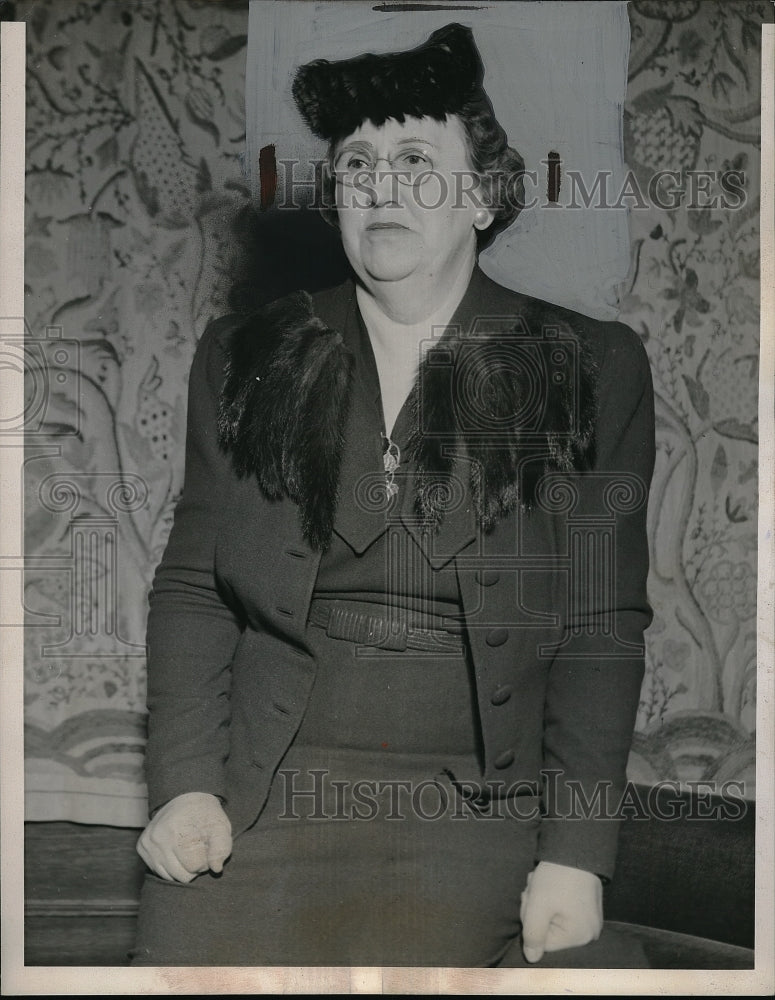 1940 Press Photo Grace E.Smith, Pres. of Natl. Restaurant Association. - Historic Images