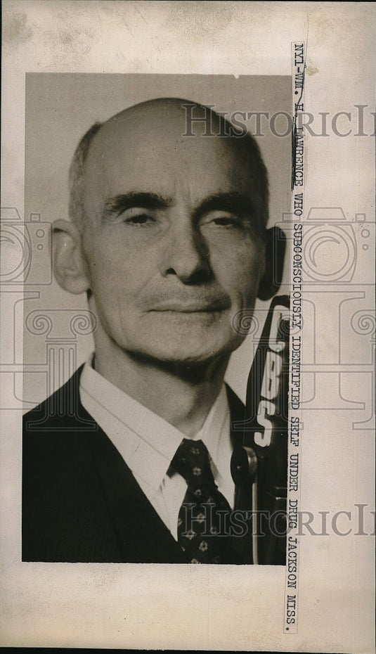 1939 Press Photo William H. Lawrence in Jackson, Miss. - Historic Images