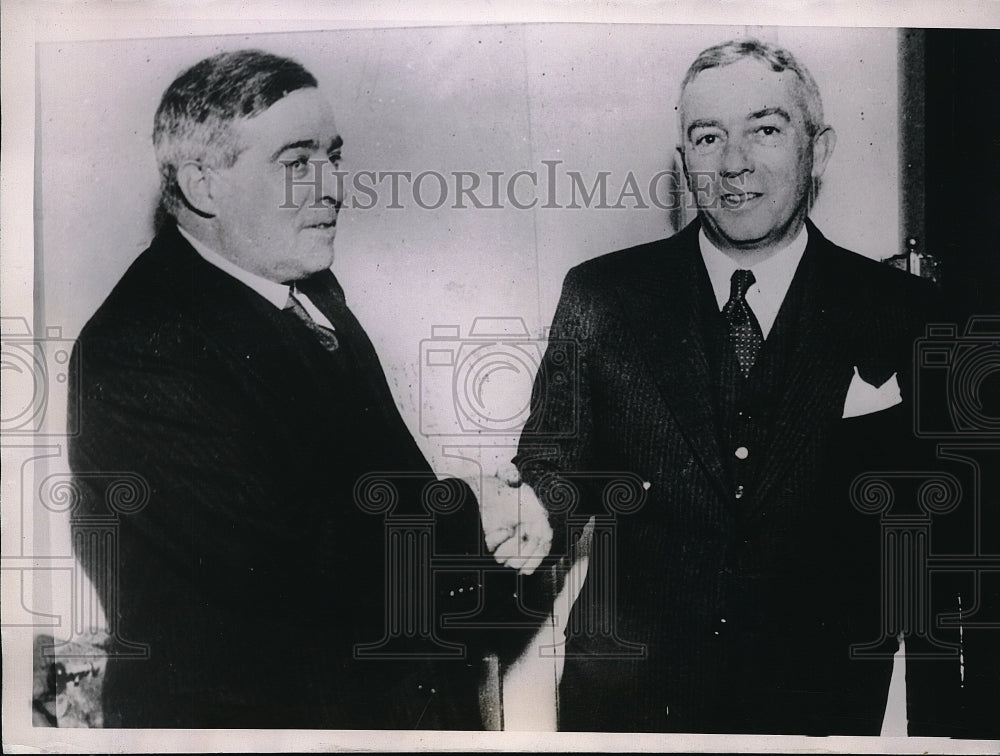 1934 Press Photo John S. Labatt With his brother - Historic Images