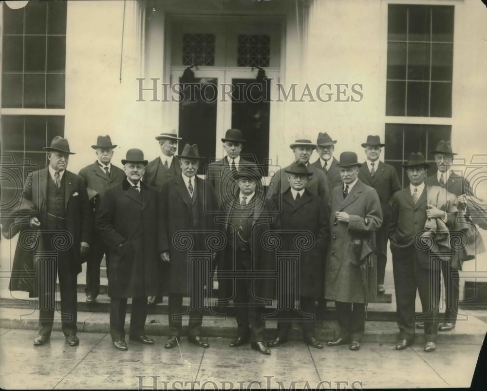 1921 Press Photo Railroad Executives in conference at Washington. - Historic Images