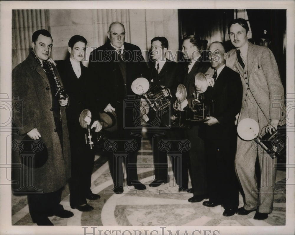 1941 Press Photo Tom McAvoy FI Tompson JP Morgan Wes Howland William Smith-Historic Images