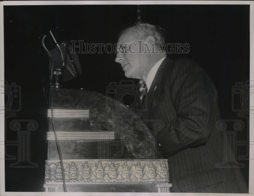 1936 Press Photo Gov Alfred Landon Republican Candidate President St Louis MO - Historic Images