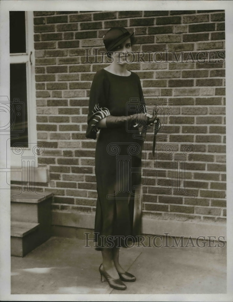 1933 Press Photo Mrs.W.H. Strasmycer of Lakewood Woman&#39;s Club. - Historic Images