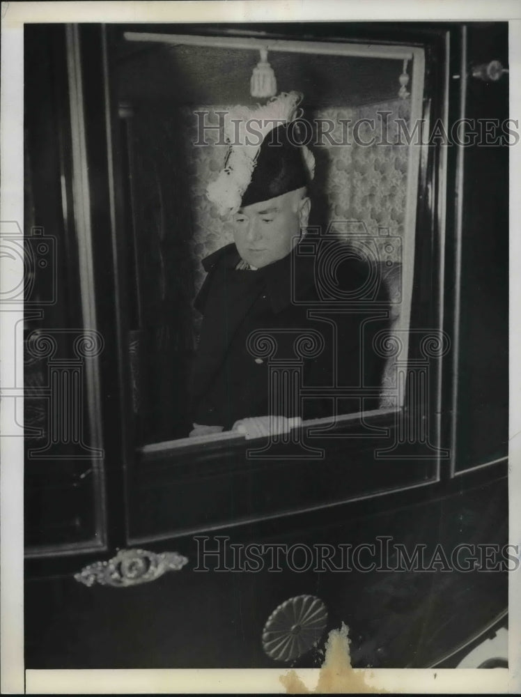 1937 Press Photo Charles Henry French Envoy To Japan - Historic Images