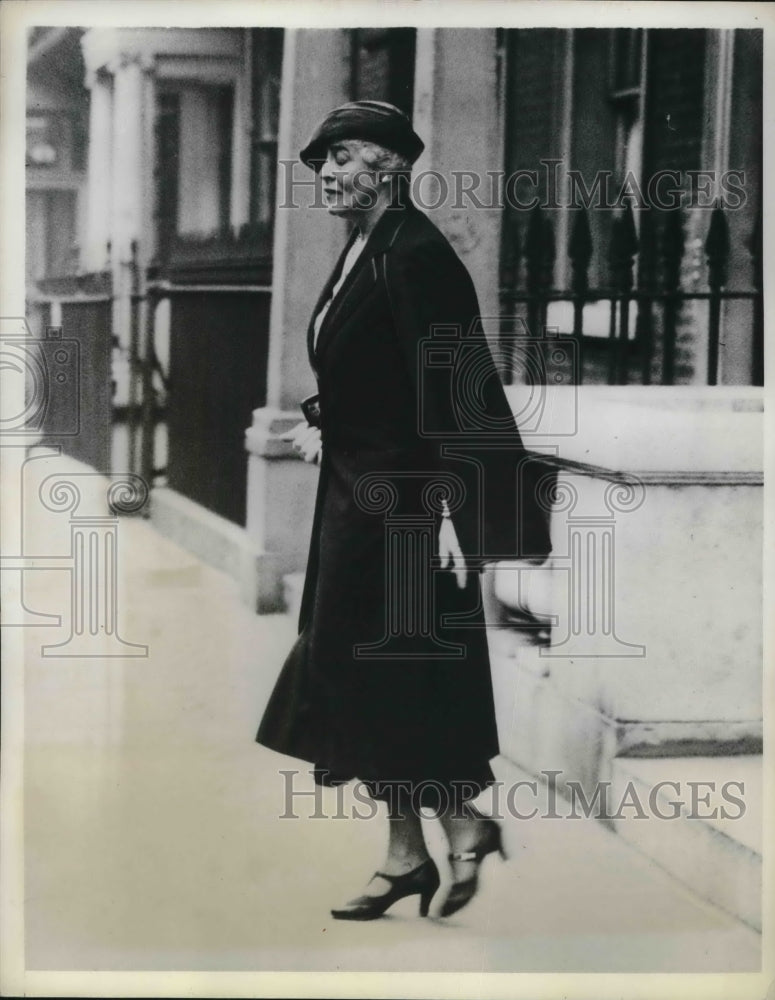 1934 Press Photo The Hon. Ruth Bryan Owen, US Minister to Denmark in London - Historic Images