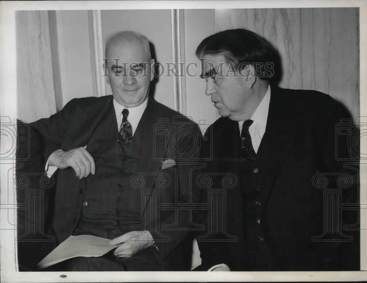 1941 UMW Pres. John Lewis & CIO Pres. Philip Murray - Historic Images