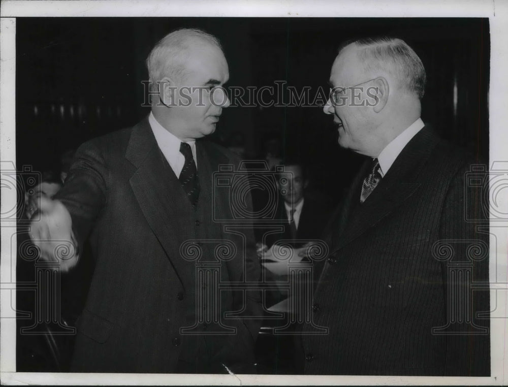 1942 Press Photo Philip Murray and William Green - Historic Images