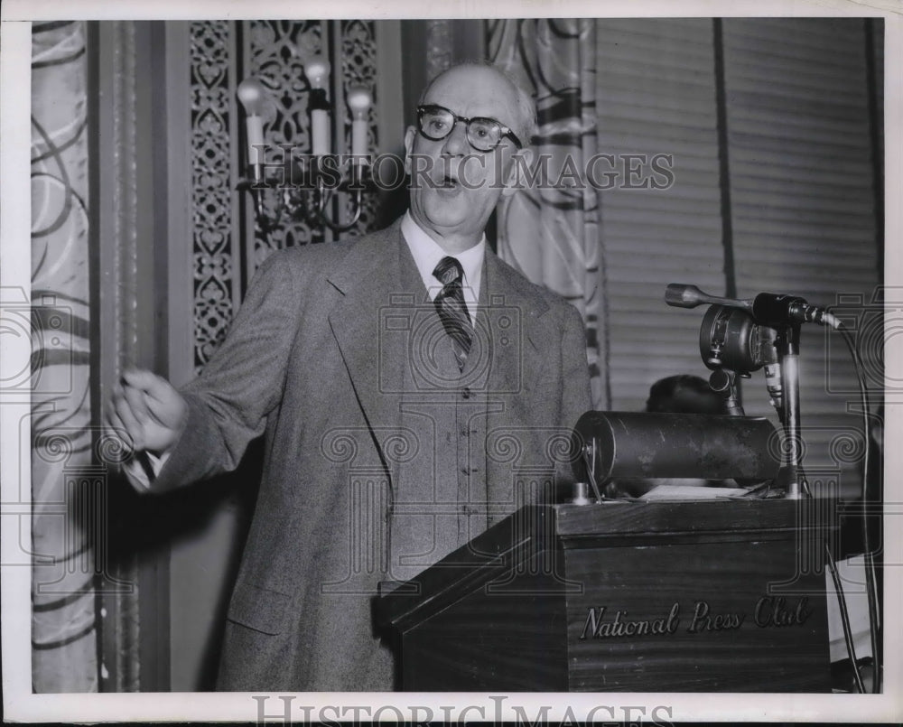 1952 Press Photo CIO-USW President Philip Murray in D.C. - Historic Images