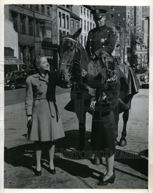 1942 Emelie Jane Collings & Fern Reichman in Philadelphia-Historic Images