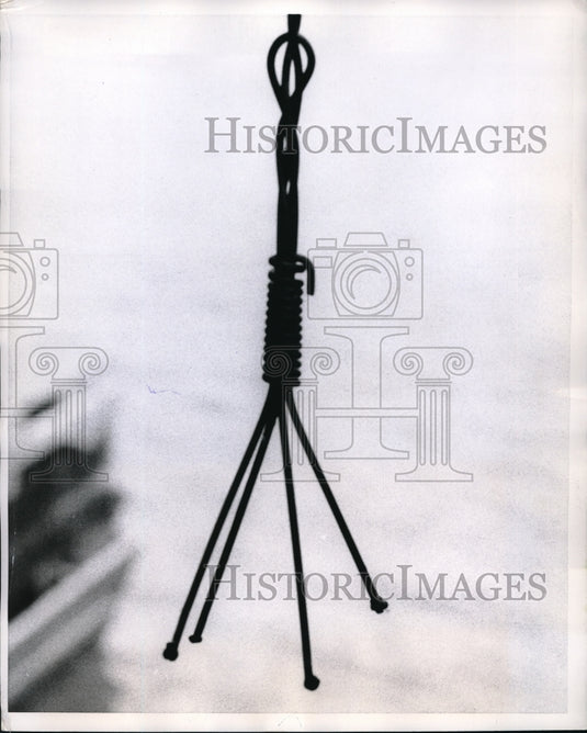 1960 Special Hook Used by Fishermen to Pry Mussels from River Bottom - Historic Images