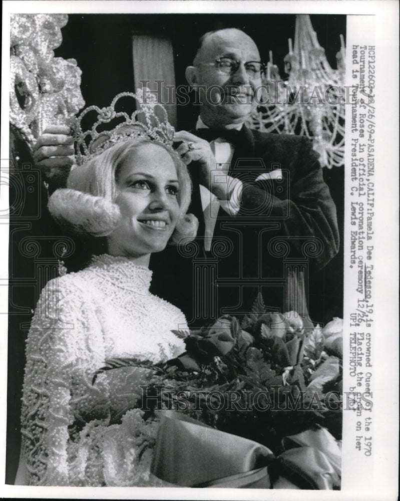 1969 Pamela Tedesco Crowned Queen of 1970 Tournament of Roses-Historic Images