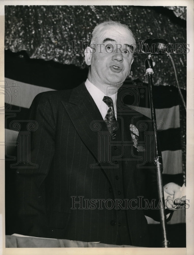 1943 Press Photo CIO President Philip Murray Makes Opening Address at Convention - Historic Images