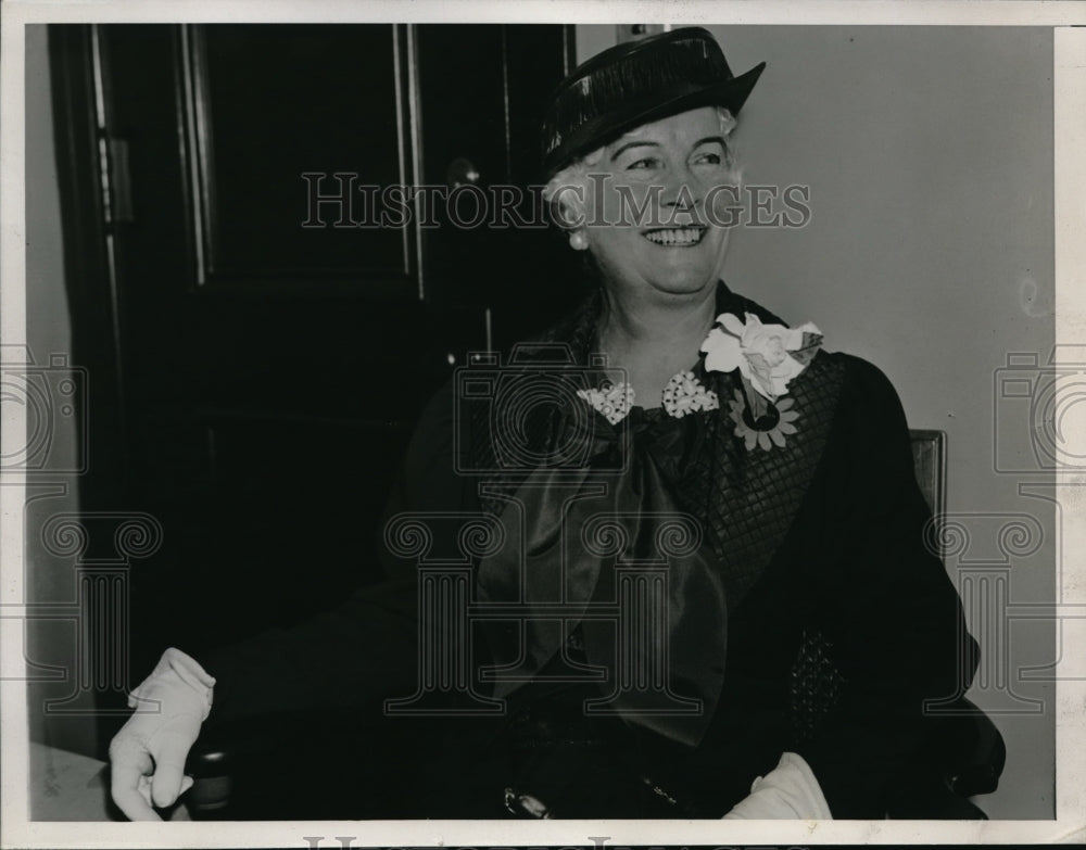 1936 Press Photo Mrs. Ralph Harris Elected national Committeewoman at - Historic Images