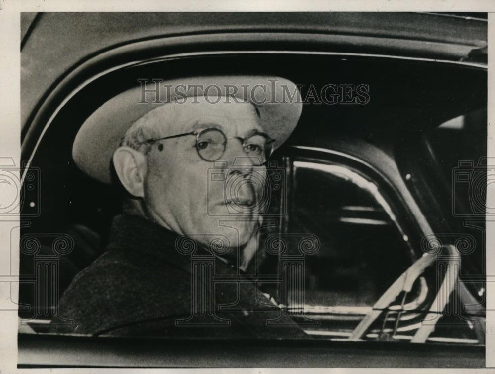 1938 Press Photo William E. Dodd Former U.S. Ambassador to Germany awaits-Historic Images