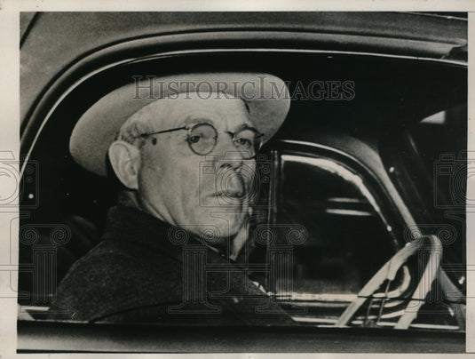 1938 Press Photo William E. Dodd Former U.S. Ambassador to Germany awaits-Historic Images
