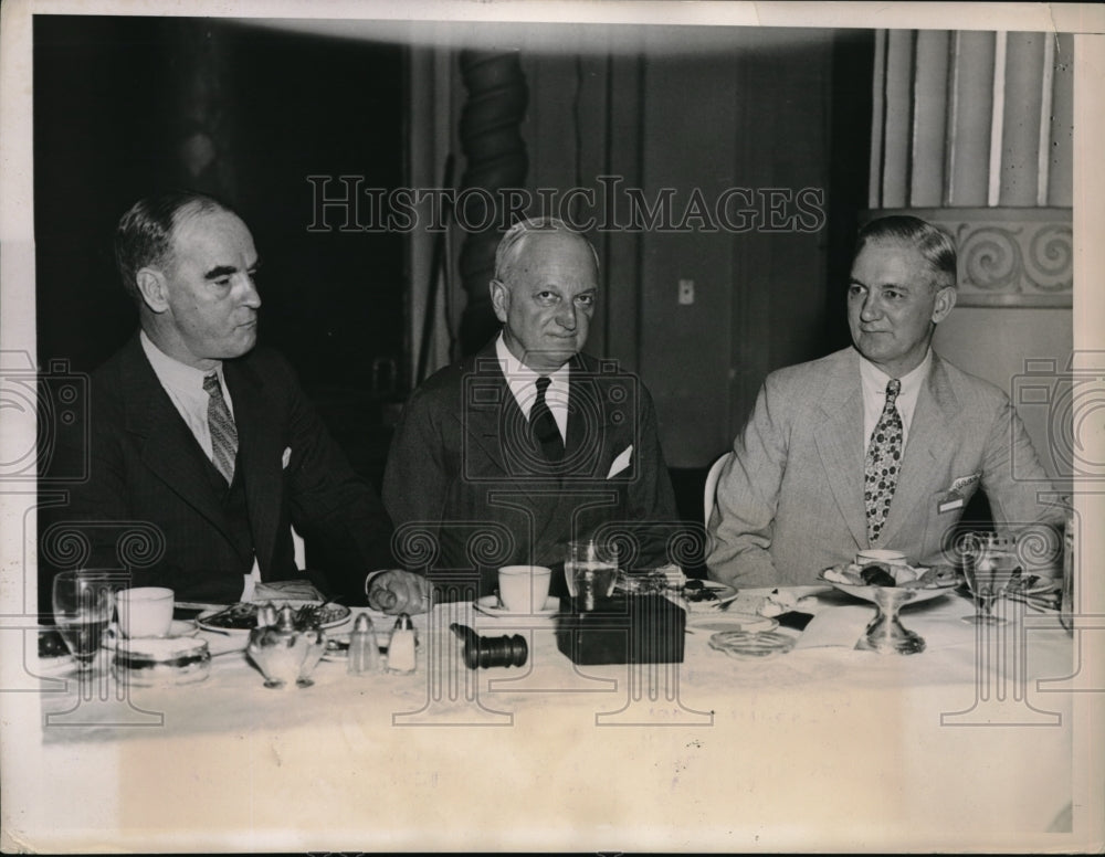 1936 Press Photo Harry N. Holmes & Charles H. Taylor Asst. Director Of C.C.C. - Historic Images