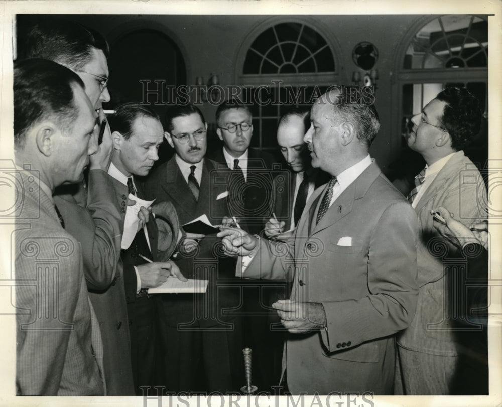 1941 Press Photo French Ambassador Gaston Henry Haye &amp; Secretary Cordell Hull - Historic Images