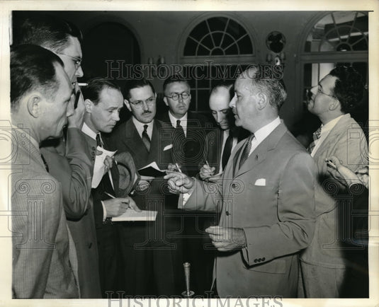 1941 Press Photo French Ambassador Gaston Henry Haye & Secretary Cordell Hull - Historic Images