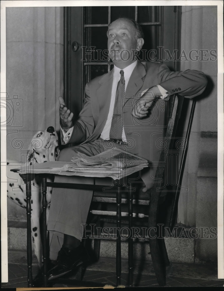 1941 Press Photo French Ambassador Henry Haye Denies Attaches Collaborating - Historic Images