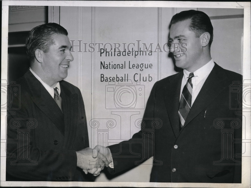 1943 Fred Fitzsimmons Manager of Philadelphia Phillies - Historic Images