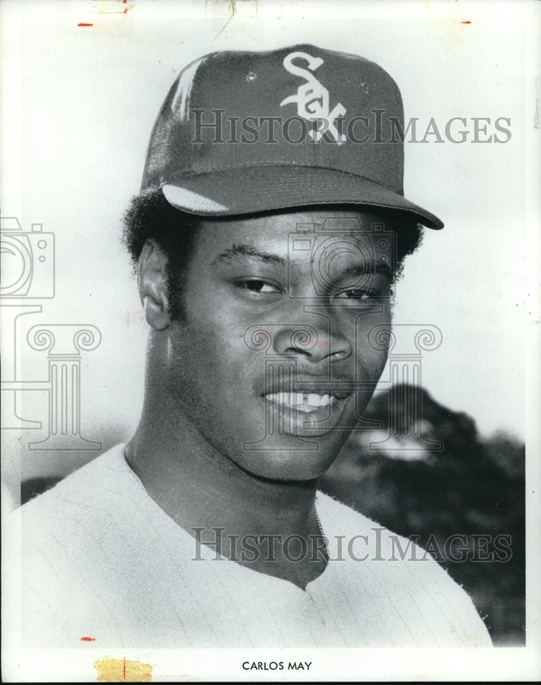 1972 Press Photo Carlos May of Chicago White Sox - Historic Images
