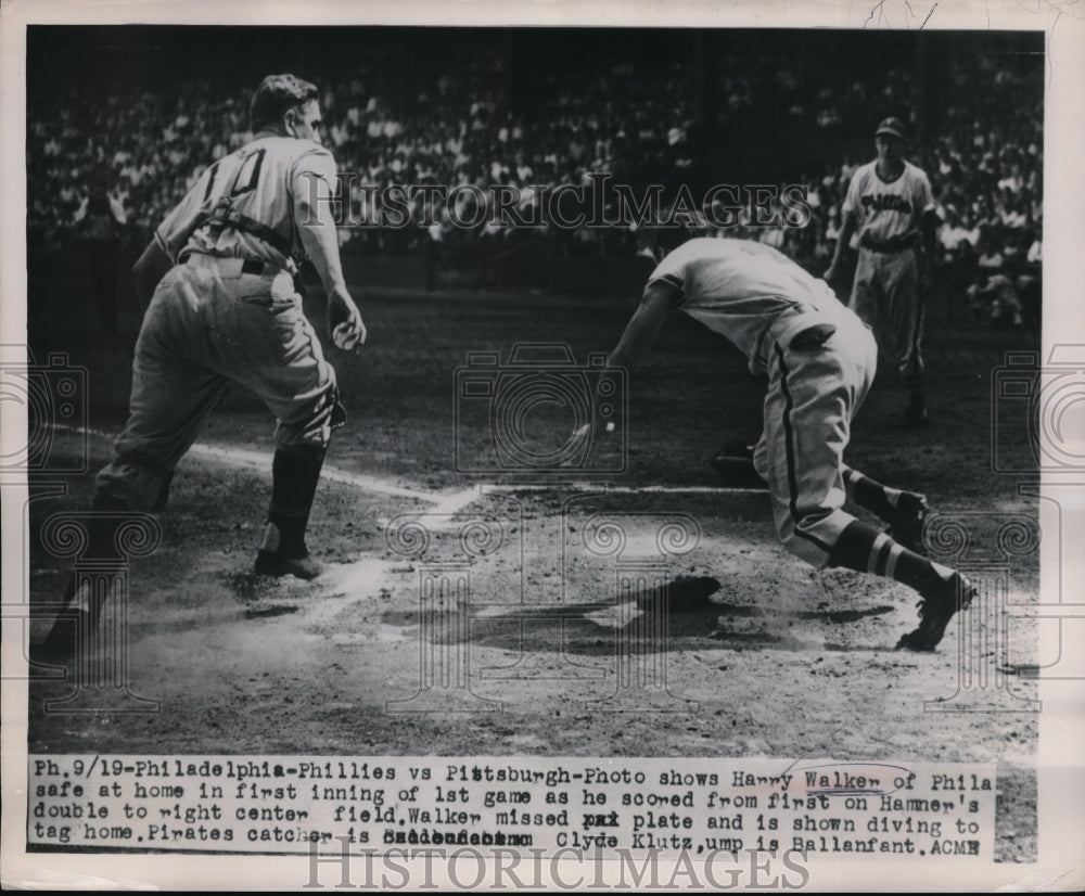 1948 Philadelphia's Harry Walker Versus Pittsburgh Pirates - Historic Images