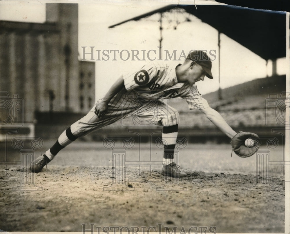 1928 Press Photo Paul Shannon Am. Legion 1st Base To Play In Junior World Series-Historic Images