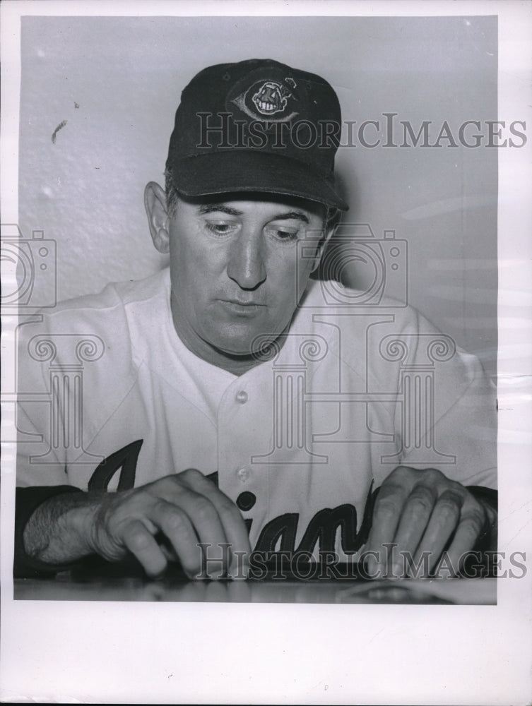 1955 Cleveland Indians Manager Al Lopez Sitting In Office-Historic Images