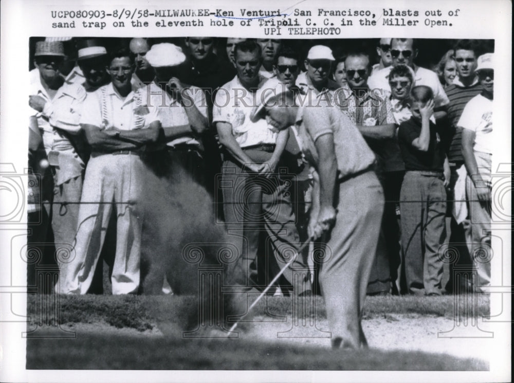 1958 Ken Venturi Miller Open-Historic Images