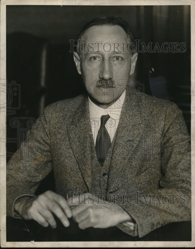 1930 Press Photo City Engineer Robert Hoffman - neb37711 - Historic Images