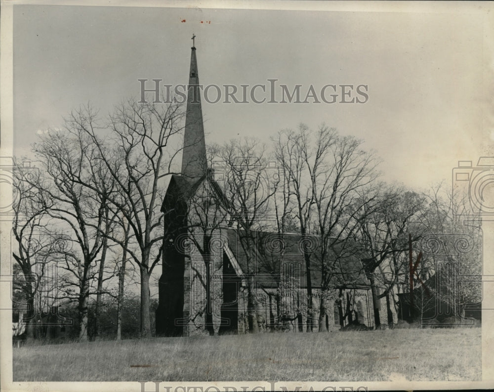 1936 Press Photo Episcopal Church where DuPont-Roosevelt Nuptials - neb37903-Historic Images