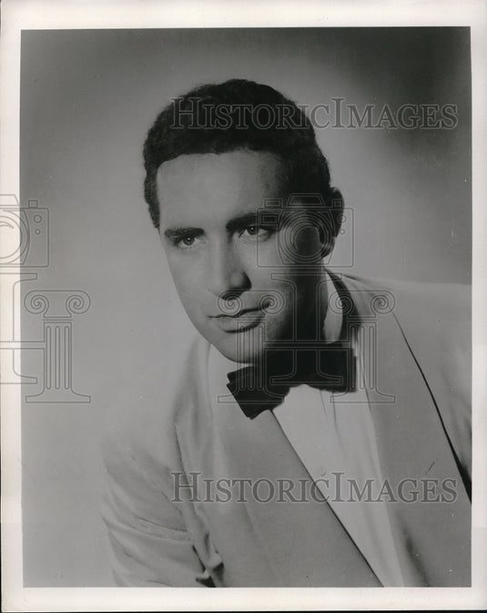 1958 Press Photo Norman Atkins Pops Soloist - neb38340 - Historic Images