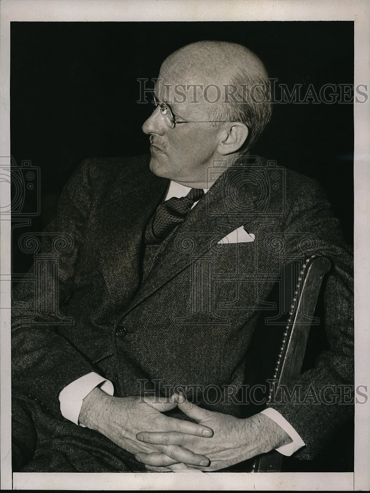 1937 Press Photo William Hodson Commissioner of PubLic Welfare in New York-Historic Images