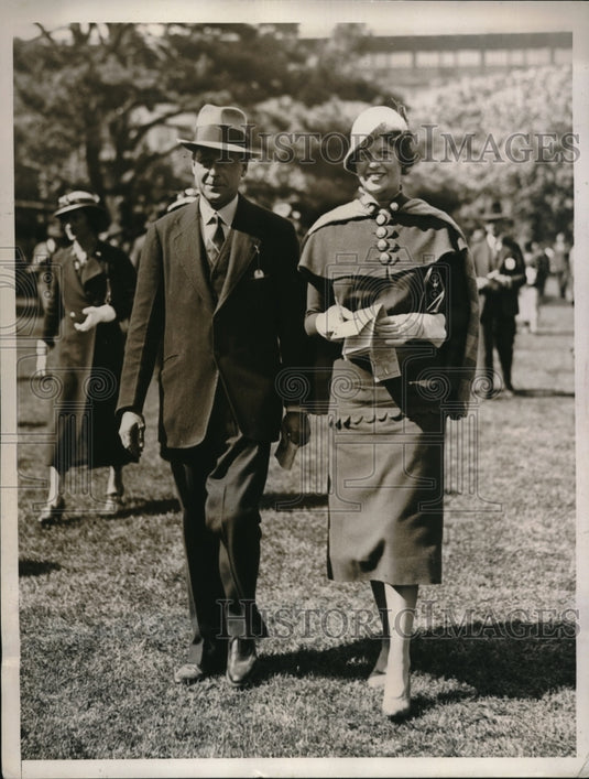 1935 Julius W Noyes & Mrs Hendy D Phelps at Belmont NY-Historic Images