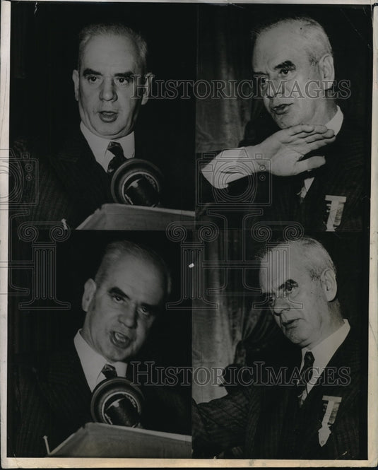 1941 Press Photo Phillip Murphy president of the CIO - neb38498-Historic Images