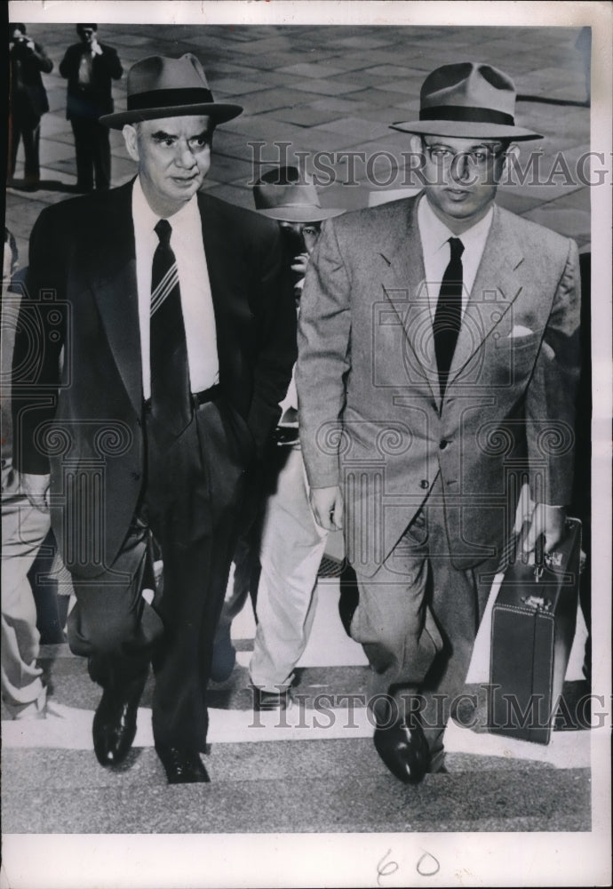 1952 Phillip Murray President of CIO &amp; Arthur Goldberg counsel - Historic Images